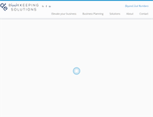 Tablet Screenshot of debookkeeping.com